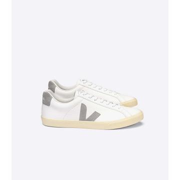 Zapatillas Veja ESPLAR CHROMEFREE Mujer White/Grey | España 611MQZ